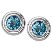 Ladies Gemstone Stud Earrings