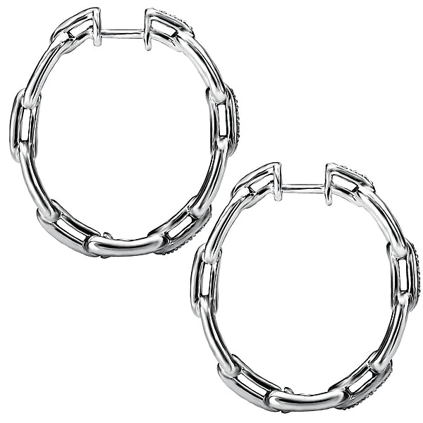 Ladies Fashion Hoop Earrings