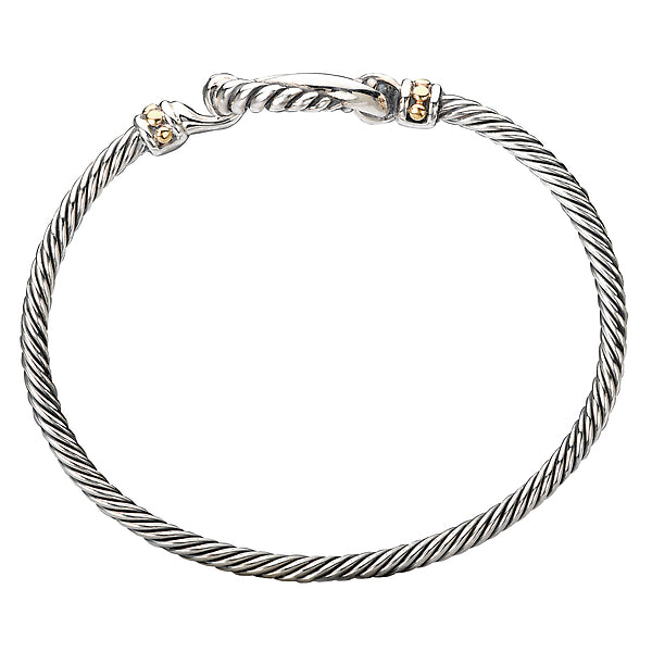 Ladies Fashion Two-Tone Bracelet