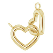 Interlocking Heart Necklace | Gold or Silver