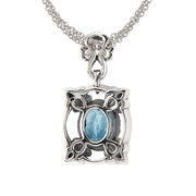 Ladies Fashion Gemstone Pendant