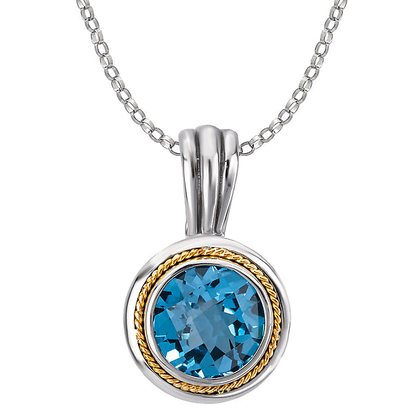 Ladies Fashion Gemstone Pendant