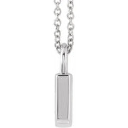 Engravable Lock Necklace - Adjustable 16-18" | Gold or Silver