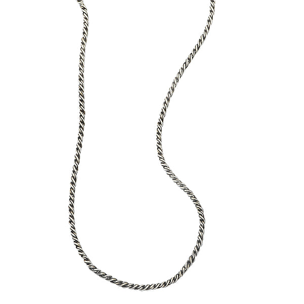 Sterling Silver Twisted Rope Chain