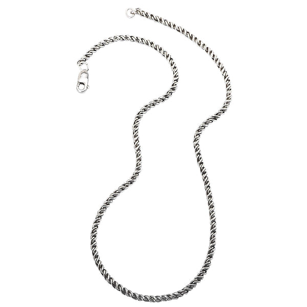 Sterling Silver Twisted Rope Chain