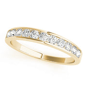 14K Yellow Gold Multi-Diamond Wedding Band