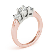 14K Rose Gold 0.75 ctw Round Diamond Engagement Ring
