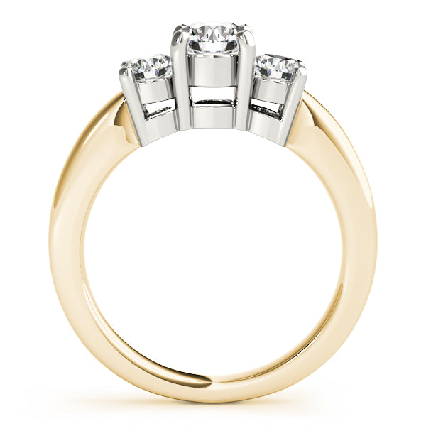 18K Yellow Gold 1.50ctw Round Diamond Engagement Ring