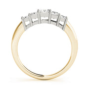 14K Yellow Gold 7/8 ct tw Fancy Shape Diamond Wedding Ring