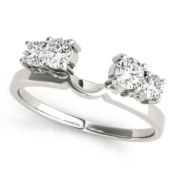 Round Diamond Wedding Ring | 1 CTW Bridal Band