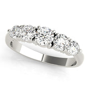 Diamond Wedding Ring with Round Stones