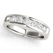 7-Stone Round Diamond Wedding Band