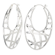 High Polished Hoop Earrings