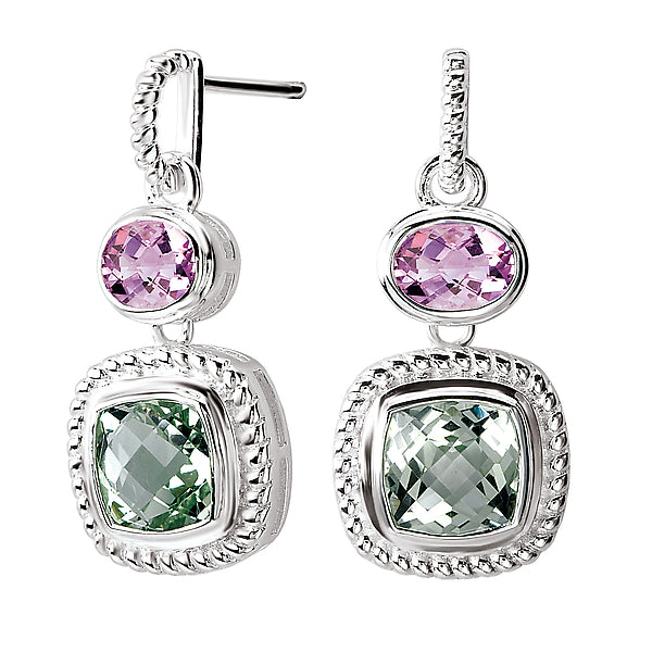 Ladies Fashion Gemstone Earrings