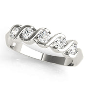Multi-Diamond 14K Gold Wedding Ring