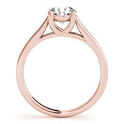 14K Rose Gold 1 ct tw Solitaire Diamond Engagement Ring
