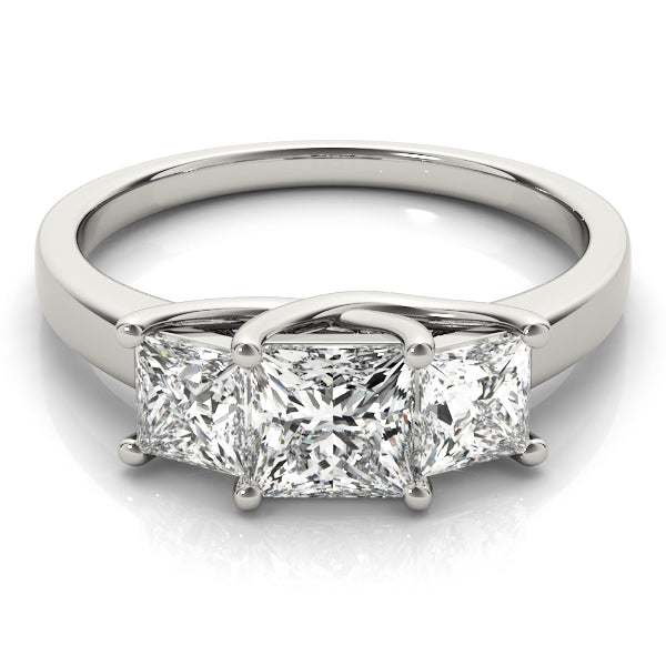 Three Stone Diamond Engagement Ring