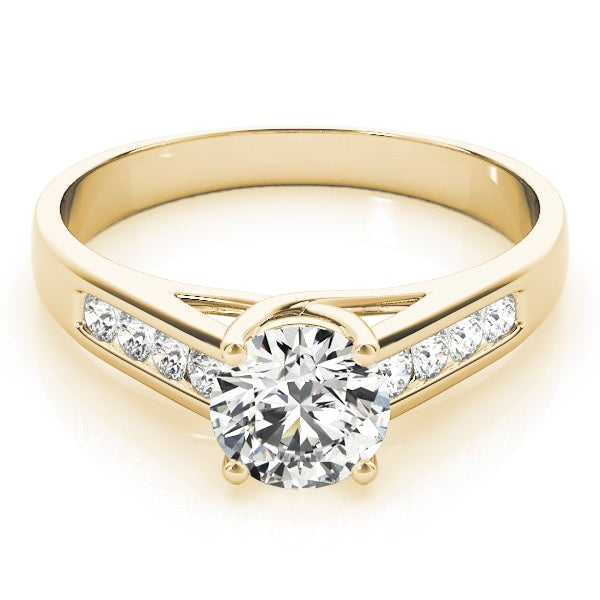18K Yellow Gold 1 1/8 ct tw Trellis Diamond Engagement Ring