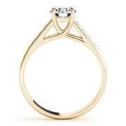 14K Yellow Gold 1 1/8 ct tw Trellis Diamond Engagement Ring