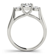 Three Stone Diamond Engagement Ring