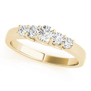 14K Yellow Gold 1 ct Diamond Wedding Ring