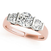 14K Rose Gold 1.25 CT Diamond Engagement Ring