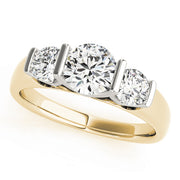 18K Yellow Gold 1.25 ct Round Diamond Ring
