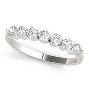 7-Stone Round Diamond Wedding Band