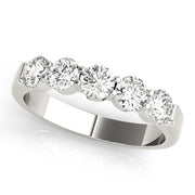 Multi-Diamond Wedding Ring in Premium Metals