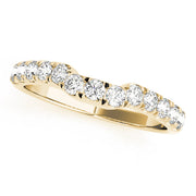 14K Yellow Gold 1/3 ct Diamond Wedding Band