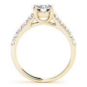 18K Yellow Gold 1 ct tw Single Row Diamond Engagement Ring