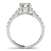 Round Diamond Trellis Engagement Ring