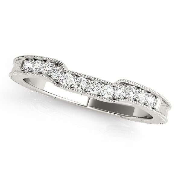 Multi-Diamond 14K Gold Wedding Ring
