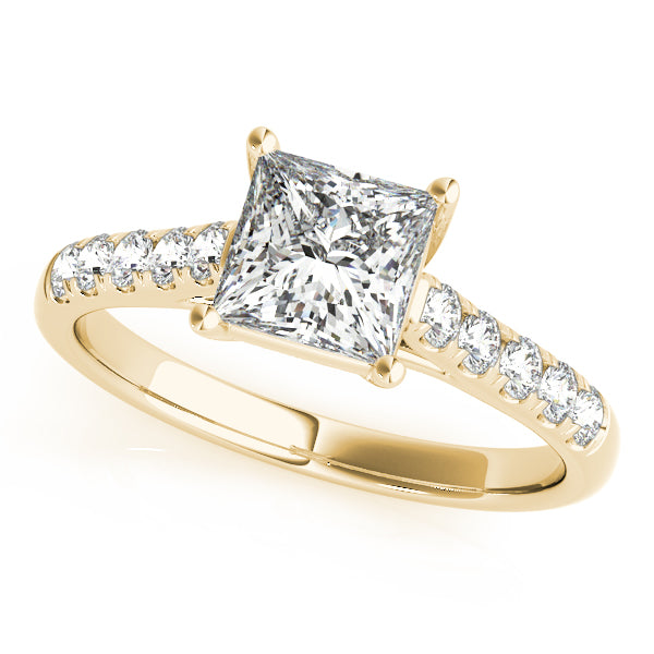 18K Yellow Gold Diamond Trellis Ring