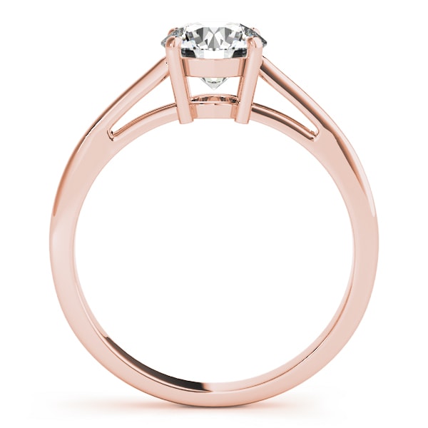 18K Rose Gold 1 ct tw Solitaire Diamond Engagement Ring
