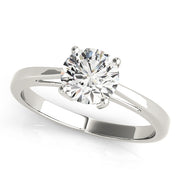 1.0 CT Round Diamond Solitaire Engagement Ring