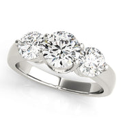 1.5 CTW Round Diamond Three Stone Ring