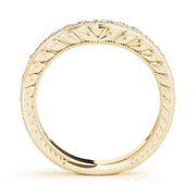 14K Yellow Gold 9-Diamond Wedding Band