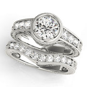 Vintage 0.31ctw Round Diamond Engagement Ring