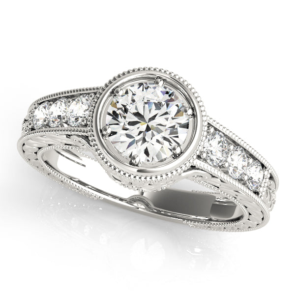 Vintage 1 CT Round Diamond Ring