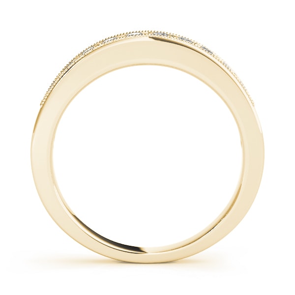 14K Yellow Gold 1/10 ct tw Diamond Wedding Ring