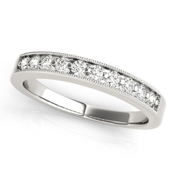 Platinum 1/10 ct tw Diamond Wedding Ring