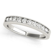 10-Diamond Round Wedding Band