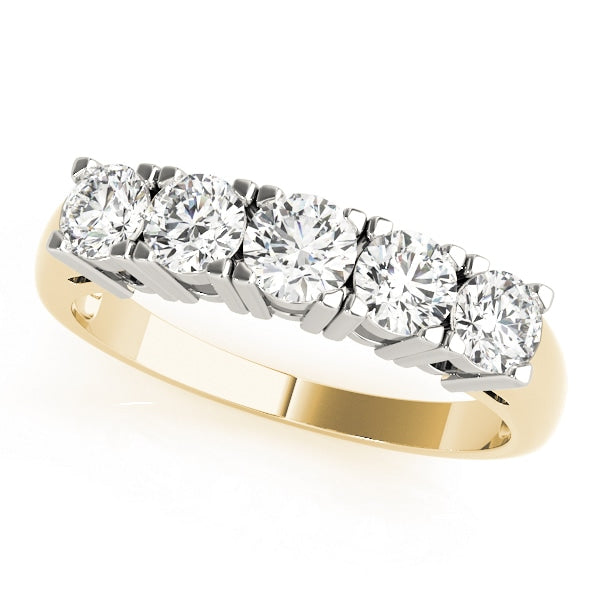 14K Yellow Gold 1 ct tw Diamond Wedding Ring