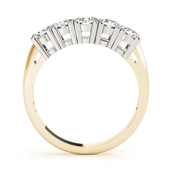 18K Yellow Gold 1 ct tw Diamond Wedding Ring