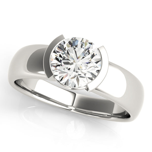 1.0 CT Round Diamond Solitaire Engagement Ring
