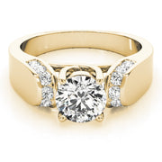 14K Yellow Gold 1 1/3 ct tw Solitaire Diamond Engagement Ring