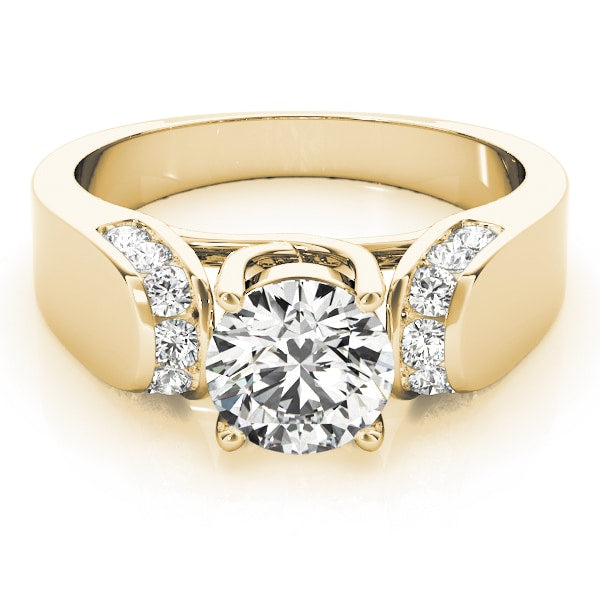 14K Yellow Gold 1 1/3 ct tw Solitaire Diamond Engagement Ring