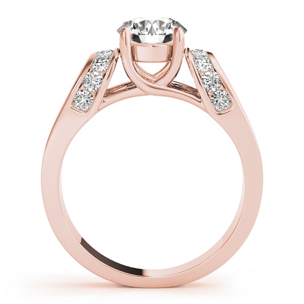 14K Rose Gold 1 1/3 ct tw Solitaire Diamond Engagement Ring