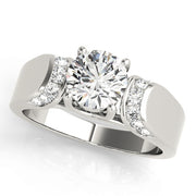 1 CT Round Diamond Solitaire Engagement Ring